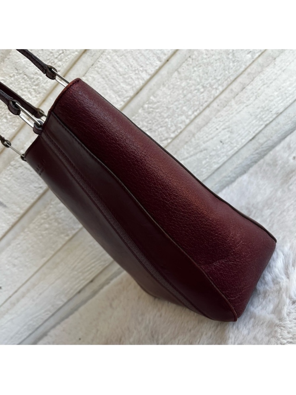 COACH Burgundy Y2K Magazine Tote Shoulder Bag 6706 Vintage - Picture 2 of 13
